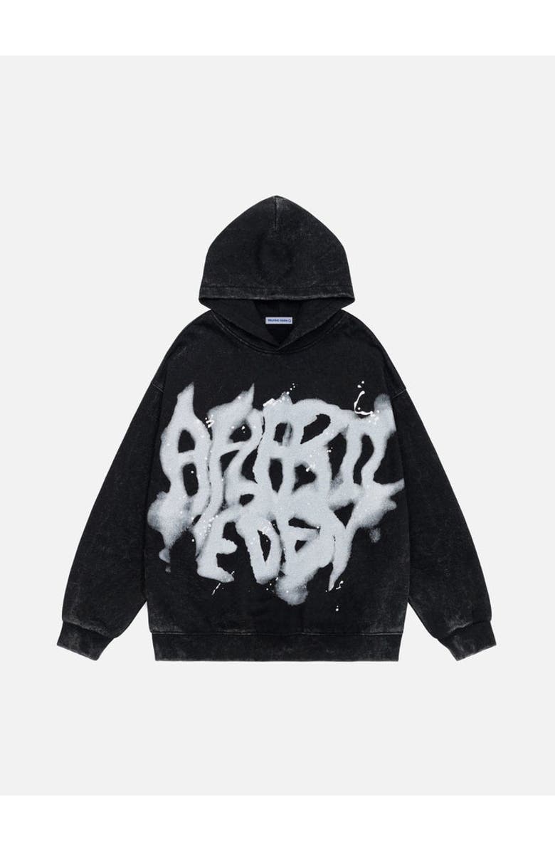 AELFRIC EDEN Abstract Graphic Hoodie, Alternate, color, Black