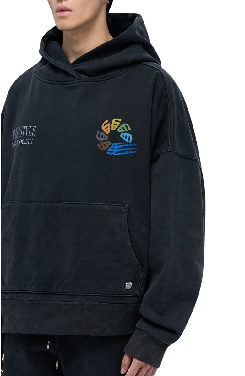 AlphaStyle UNITED HOOD, Alternate, color, Black
