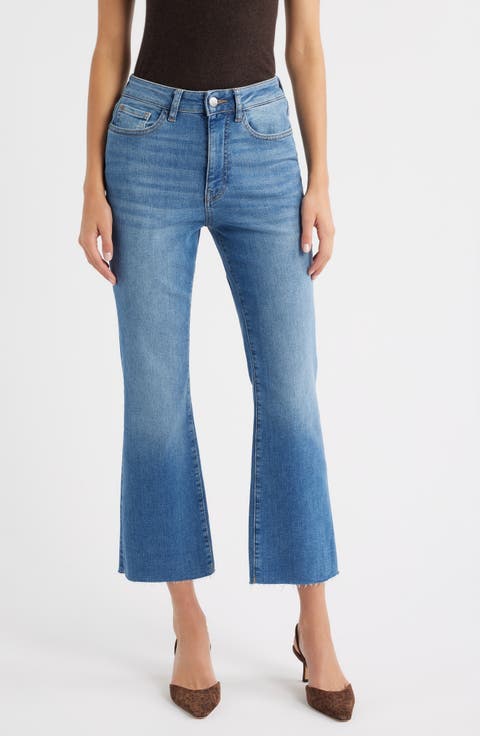 PSP High Waist Crop Bootcut Jeans (Way to Go)