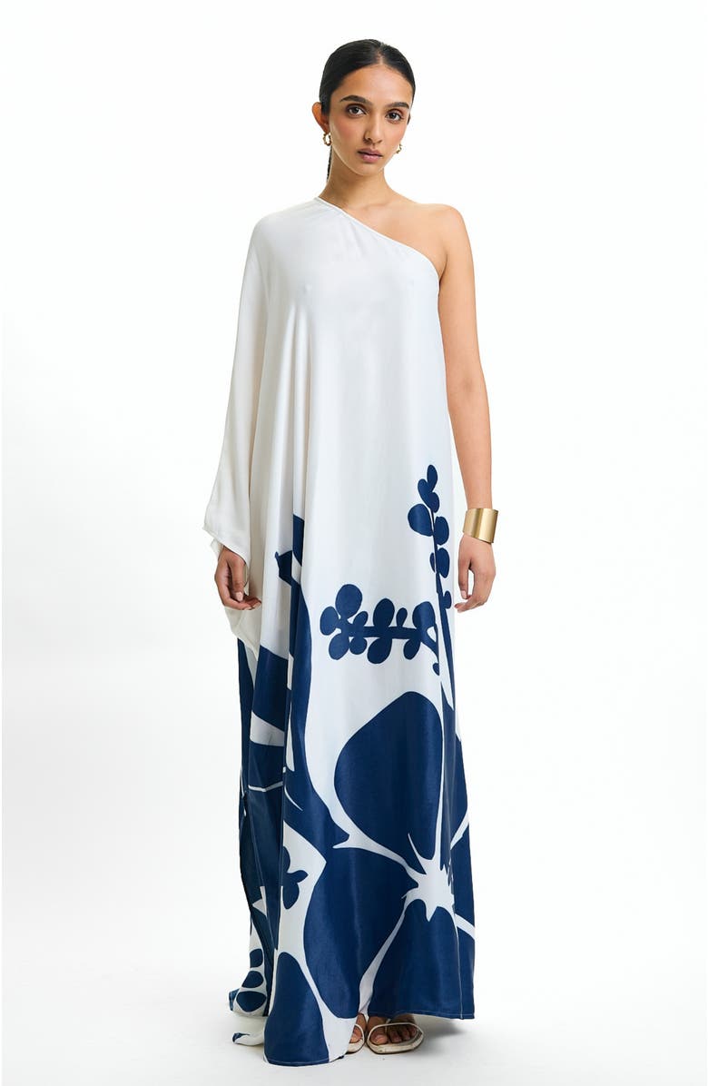 DIARRABLU One-Shoulder Satu Dress Ula, Alternate, color, Ula Navy