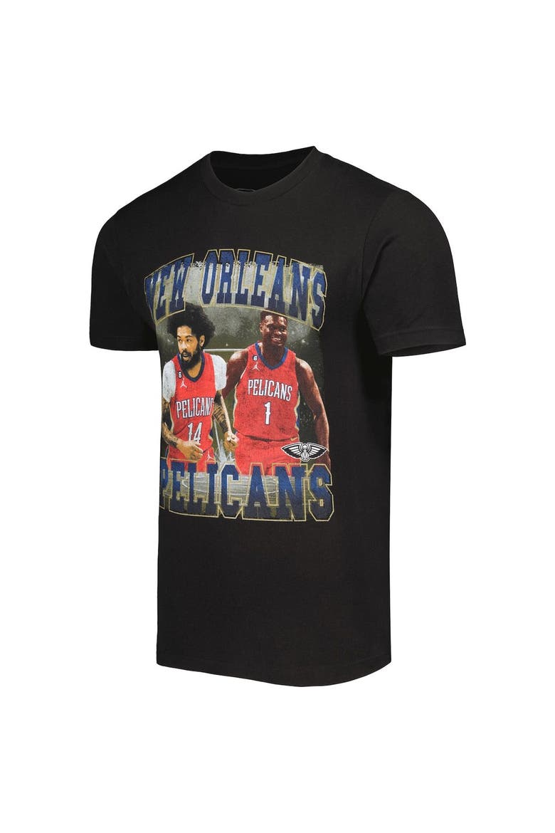 Unisex Stadium Essentials Zion Williamson & Brandon Ingram Black New Orleans Pelicans Player Duo T-Shirt, Alternate, color, Black