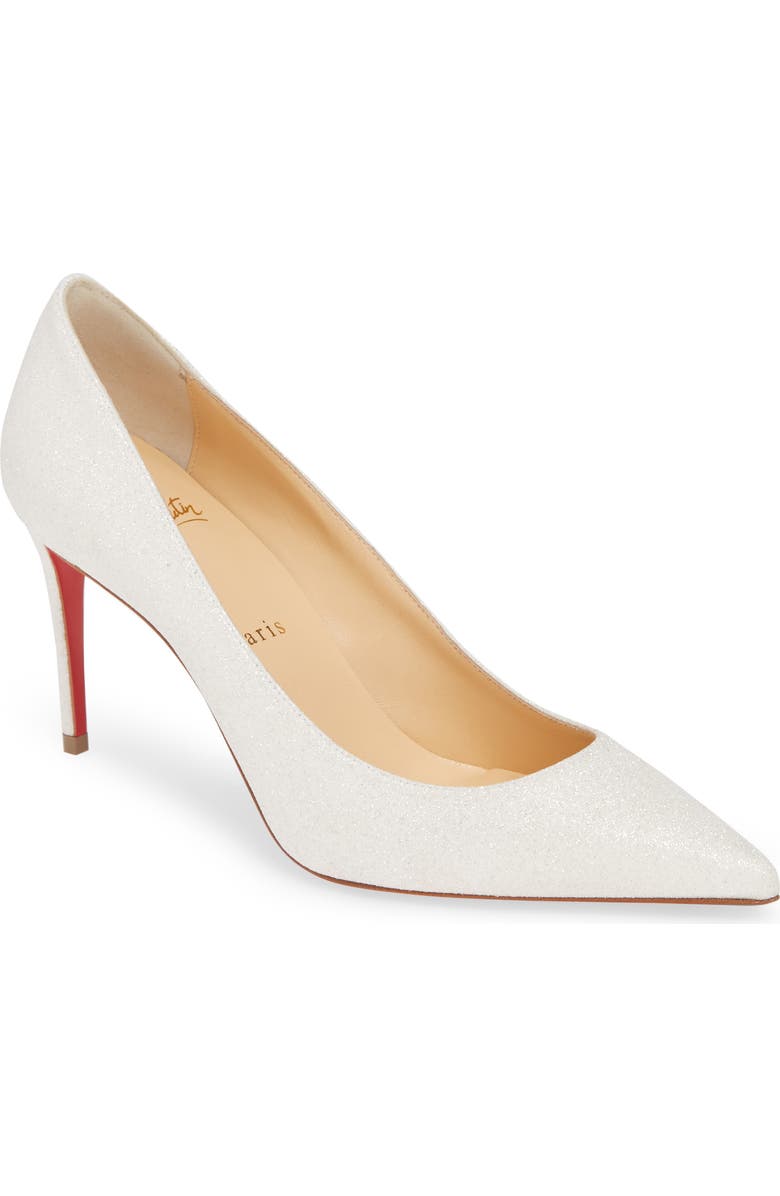 Christian Louboutin Kate Glitter Pointy Toe Pump, Main, color,