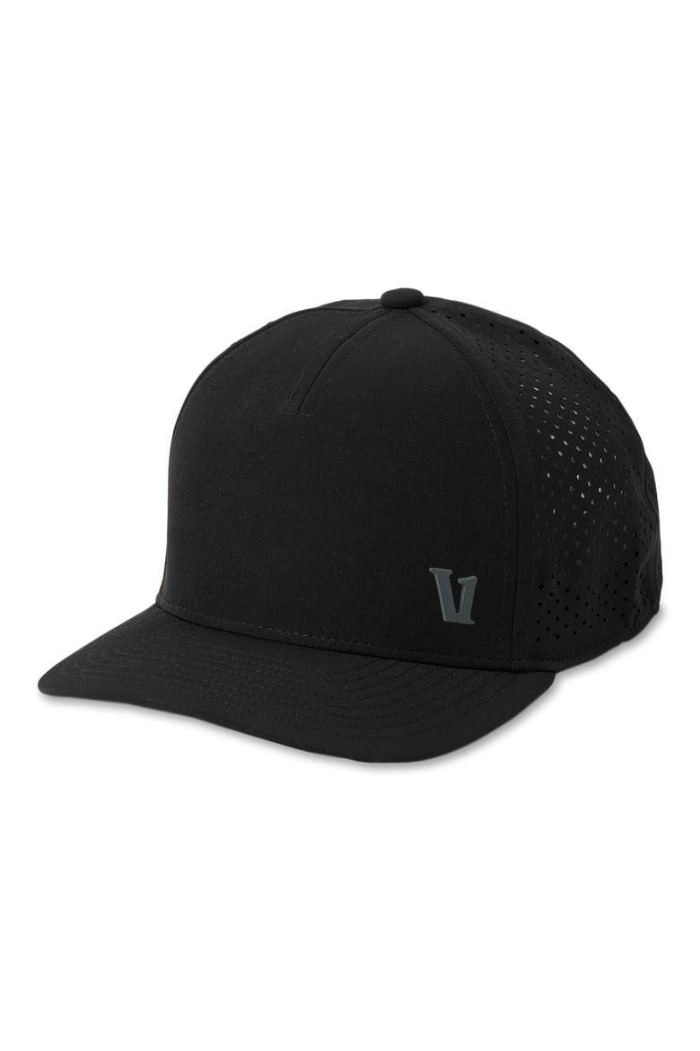 V1 Water Tech Snapback Baseball Cap, Main, color, BLACK