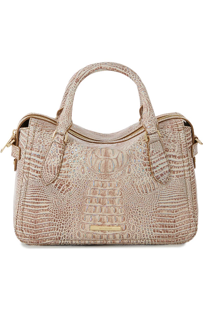 Brahmin Micaela Leather Satchel, Main, color,