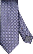 Eton Geometric Woven Silk Tie
