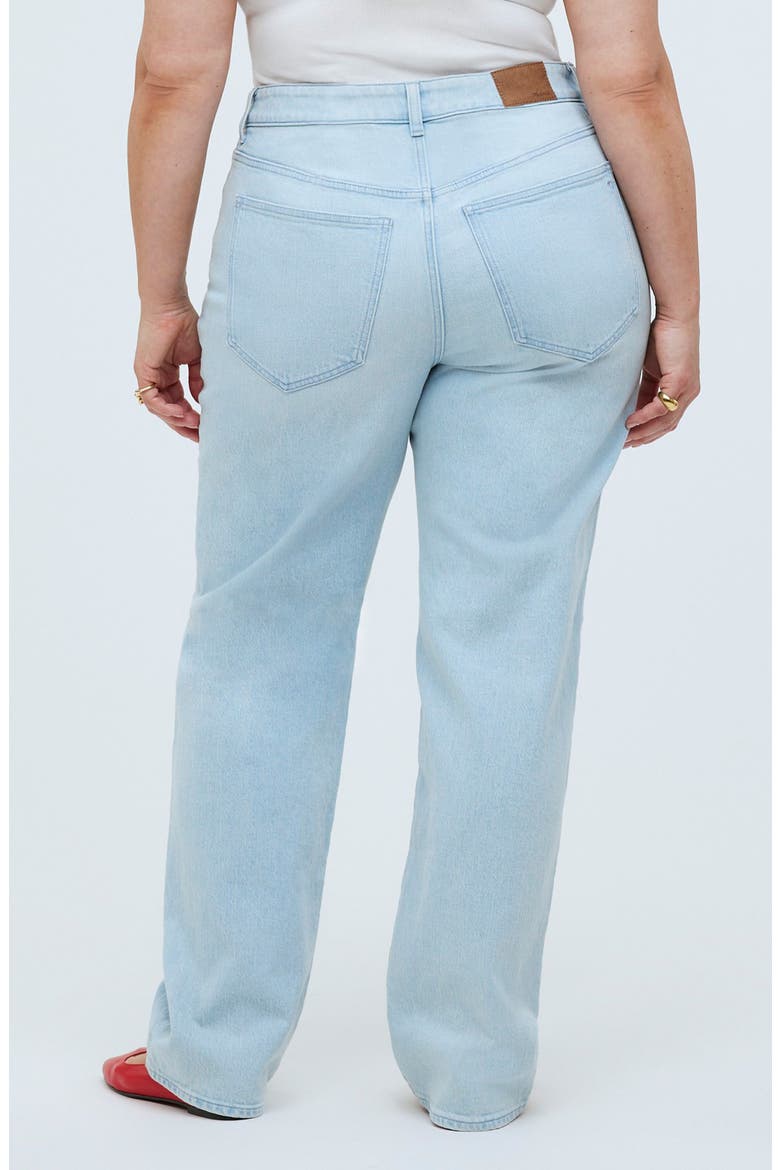 '90s Straight Leg Jeans, Alternate, color, WARD WASH