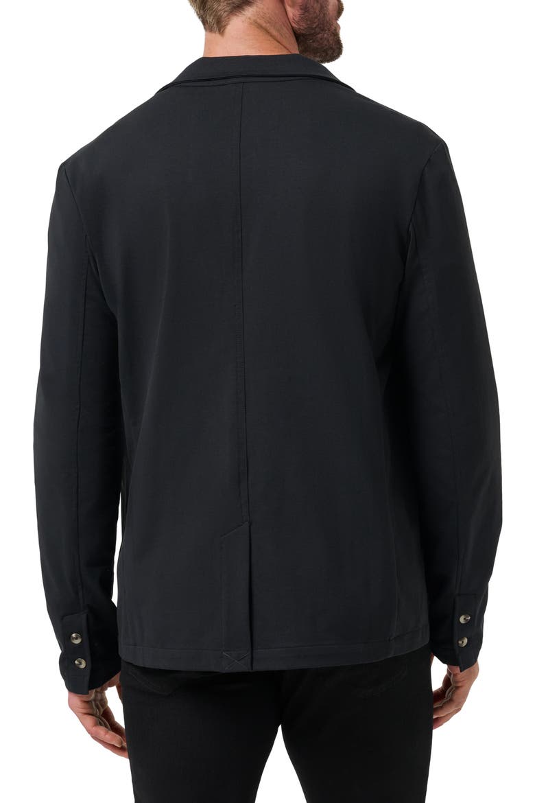 Stretchknit Cotton Blend Blazer, Alternate, color, BLACK