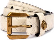 Kurt Geiger London Micro Quilt Leather Belt