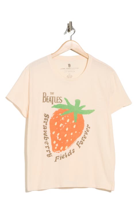 Beatles Strawberry Fields Forever Graphic T-Shirt