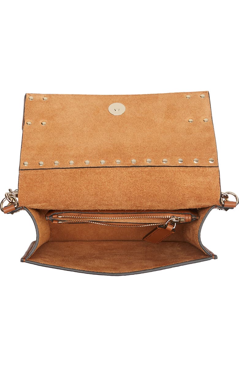 Valentino Garavani Small Rockstud Leather Shoulder Bag, Alternate, color,