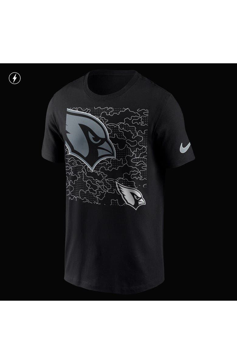 Nike Men's Nike Black Arizona Cardinals RFLCTV T-Shirt, Alternate, color, Black