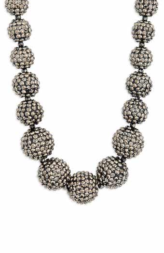 Kenneth Jay Lane Pavé Ball Necklace