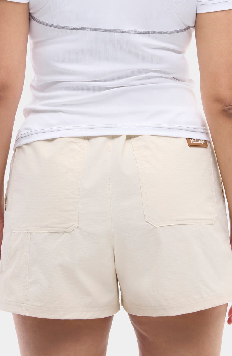 Halfdays Rosalie Trail Shorts, Alternate, color, Oatmilk