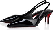 Christian Louboutin Miss Z Pointed Toe Slingback Pump