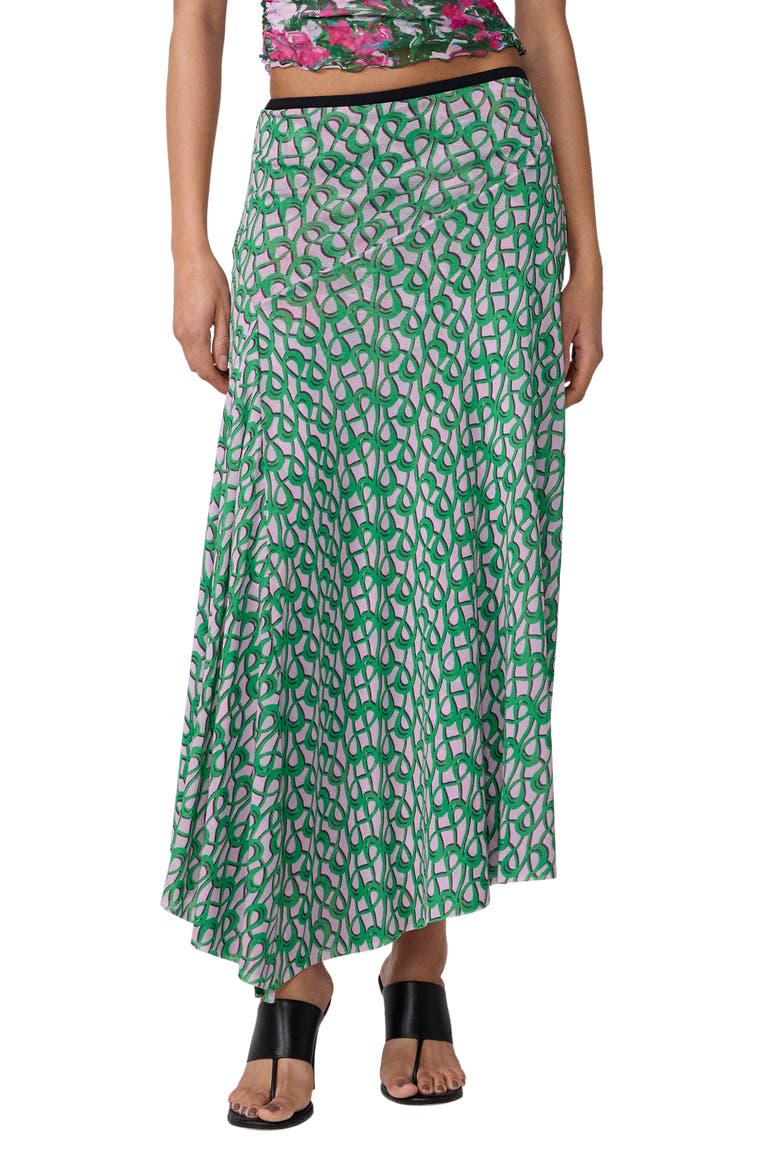Hedi Print Asymmetric Maxi Skirt, Alternate, color, PROVENCE GOSSIP PINK