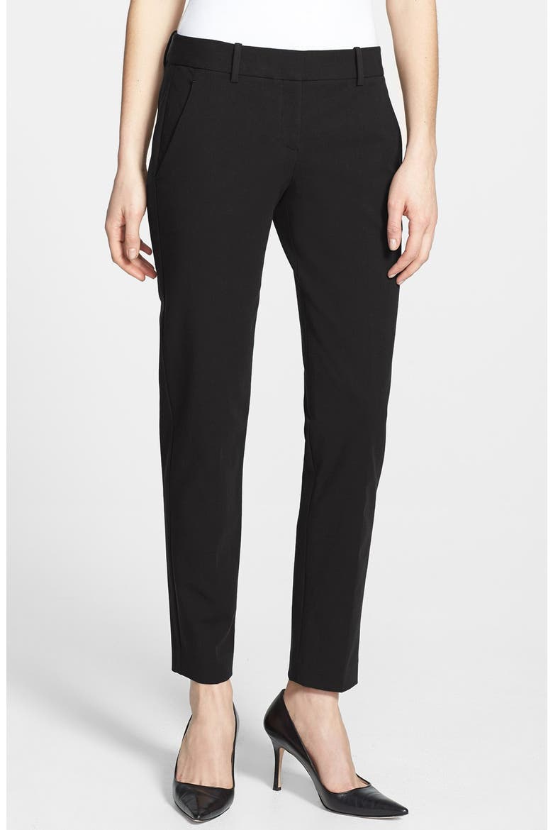 'Testra' Ankle Pants, Main, color, BLACK