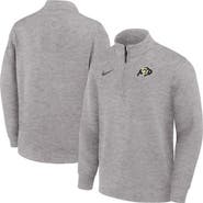Nike Men's Nike Gray Colorado Buffaloes Coaches Dri-FIT Half-Zip Pullover