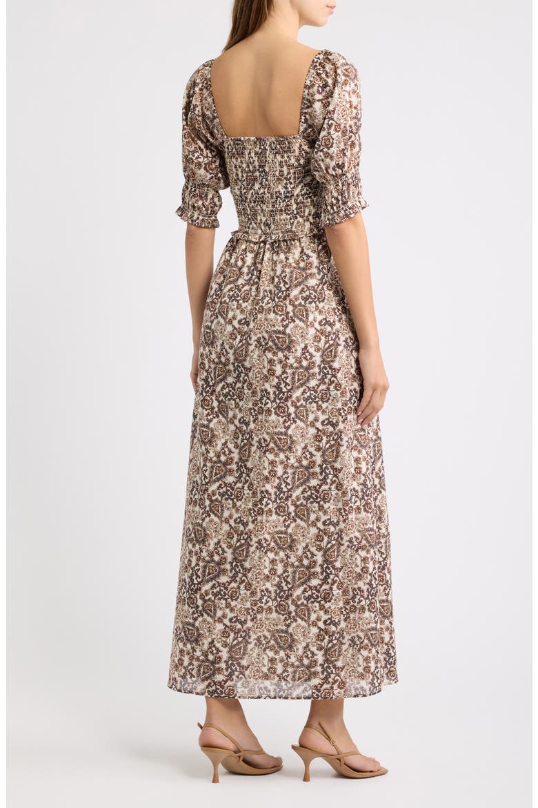 Malene Nap Dress, Alternate, color, PAISLEY FLORAL BLOCK