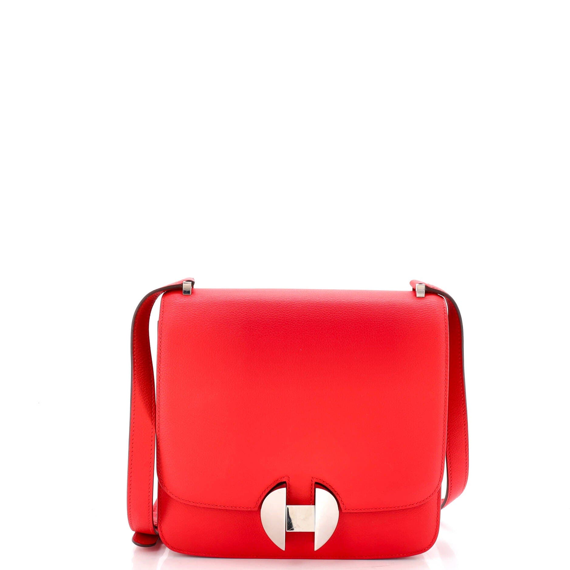 Pre-Owned Hermes 2002 Shoulder Bag Evercolor 20, Main, color, Rouge De Coeur