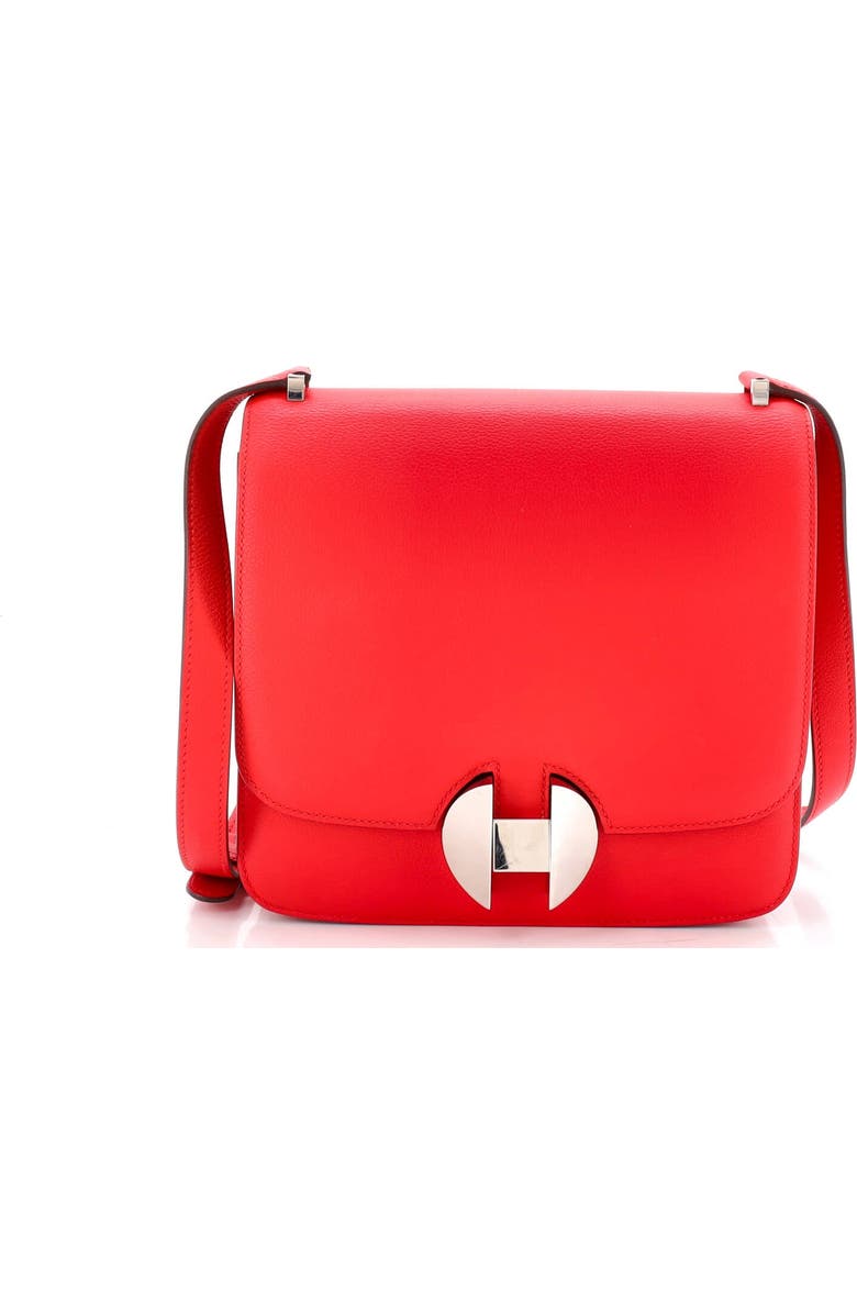 Pre-Owned Hermes 2002 Shoulder Bag Evercolor 20, Main, color, Rouge De Coeur