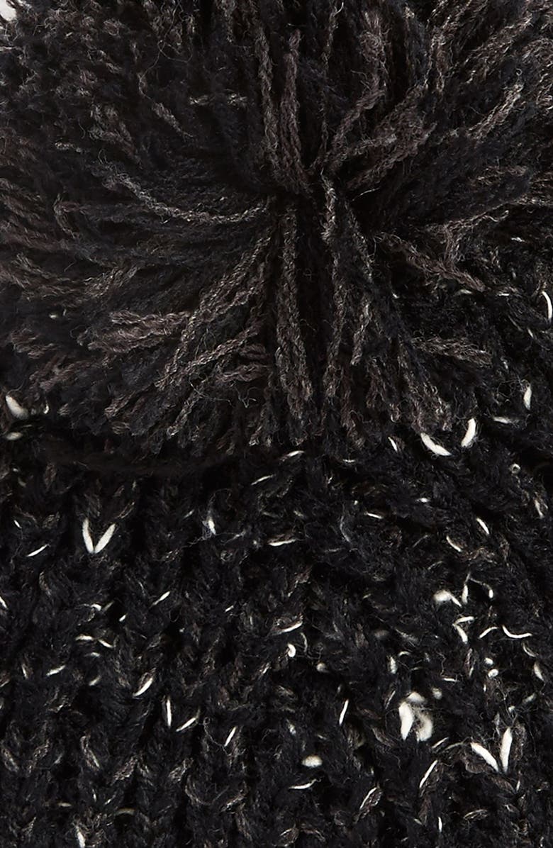 Topman Marled Knit Beanie, Alternate, color, 