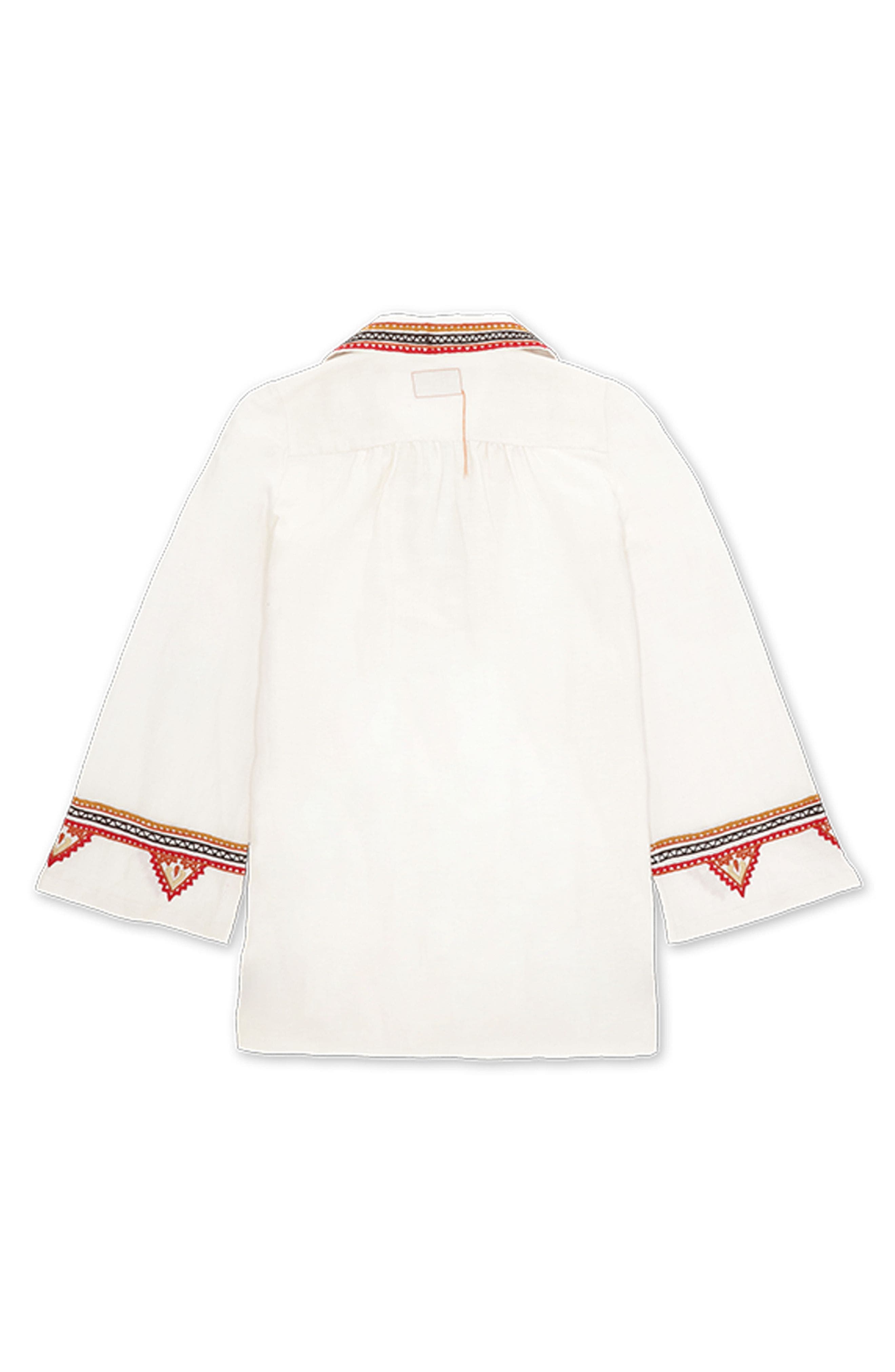 Gea Line Embroidered Short Dress - image 2