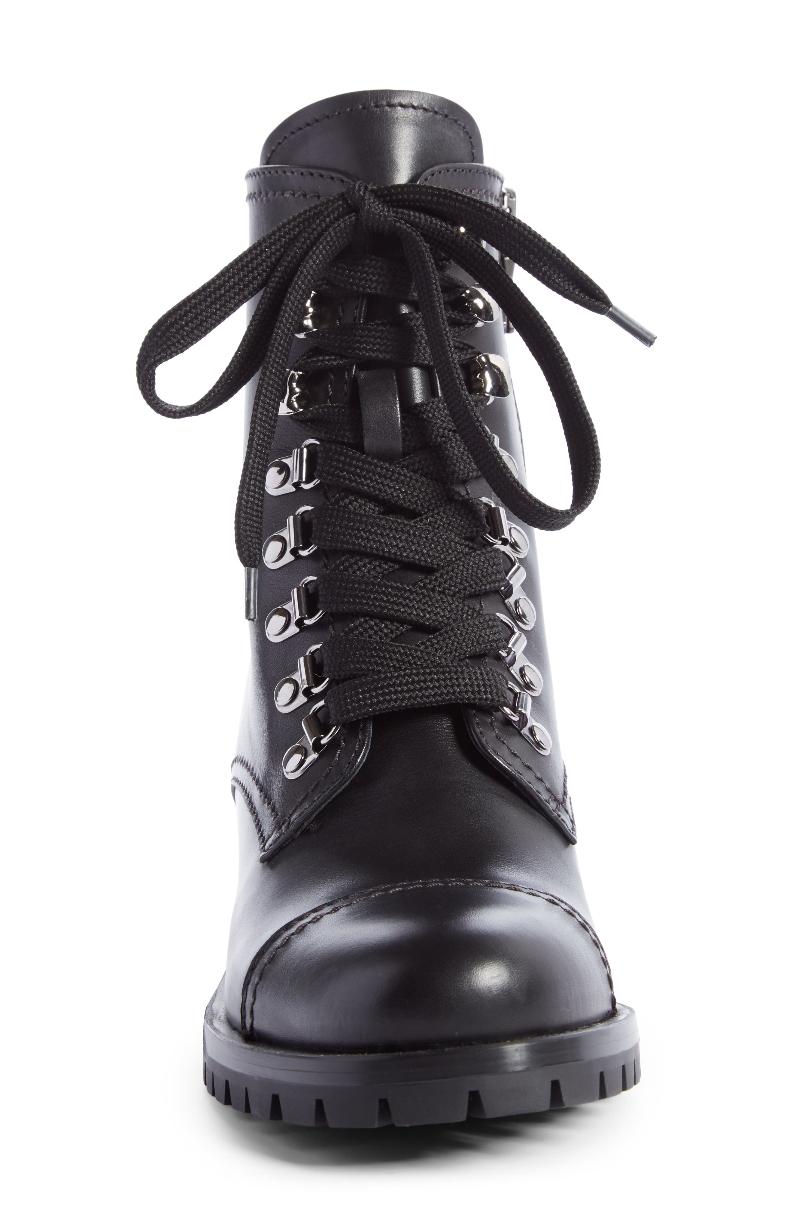 Prada Combat Boot, Alternate, color, 