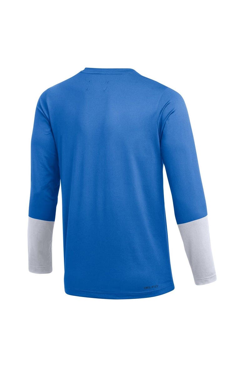 Men's Jordan Brand Blue UCLA Bruins Football Performance Long Sleeve T-Shirt, Alternate, color, Blue
