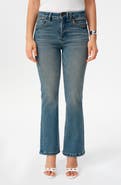 Bayeas Star Rivet Mid Rise Flare Jeans