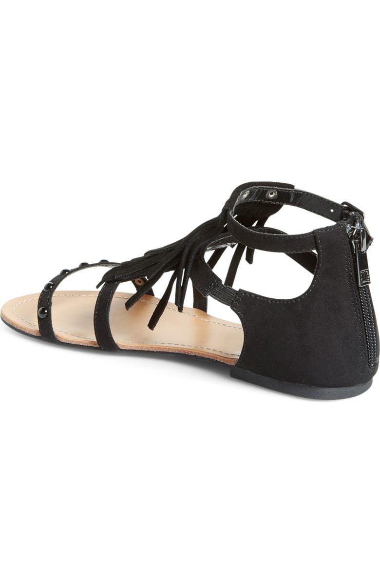 Ivanka Trump 'Bey' Fringe Sandal, Alternate, color,
