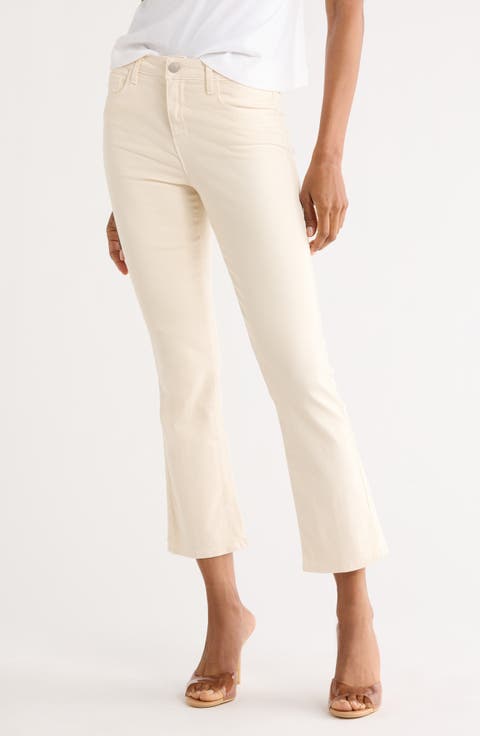 Tati Crop Bootcut Jeans (Basil)