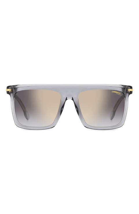 359/S 56mm Rectangular Flat Top Sunglasses