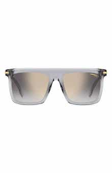 359/S 56mm Rectangular Flat Top Sunglasses