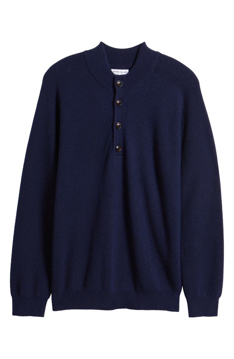Peter Millar Ruxton Merino Wool & Cashmere Mock Neck Sweater, Alternate, color,