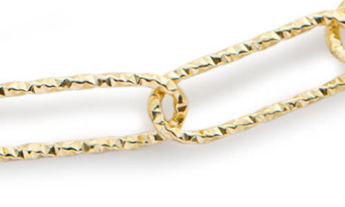 Monica Vinader Alta Textured Chain Link Bracelet In 14kt Solid Gold