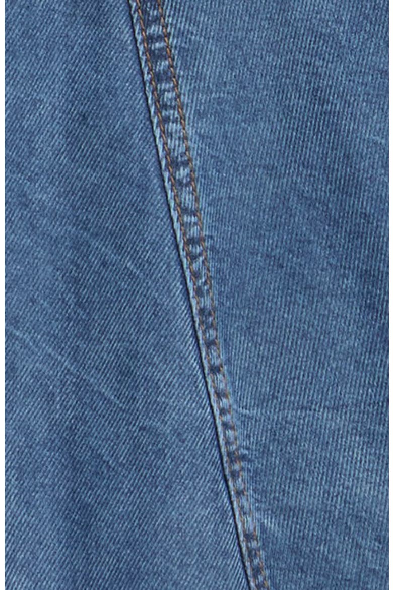 Kids' Denim Circle Skirt, Alternate, color, MID WASH INDIGO