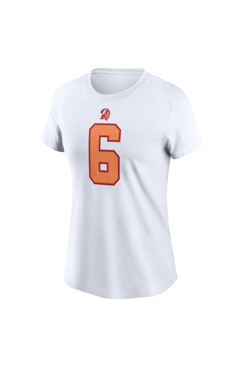 Women's Nike Baker Mayfield White Tampa Bay Buccaneers Name & Number T-Shirt, Alternate, color, White