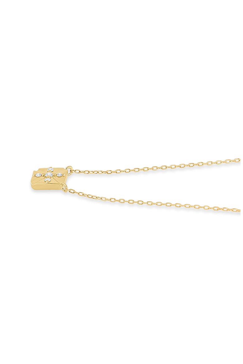 Icon Diamond Pendant Necklace, Alternate, color, 18K YELLOW GOLD
