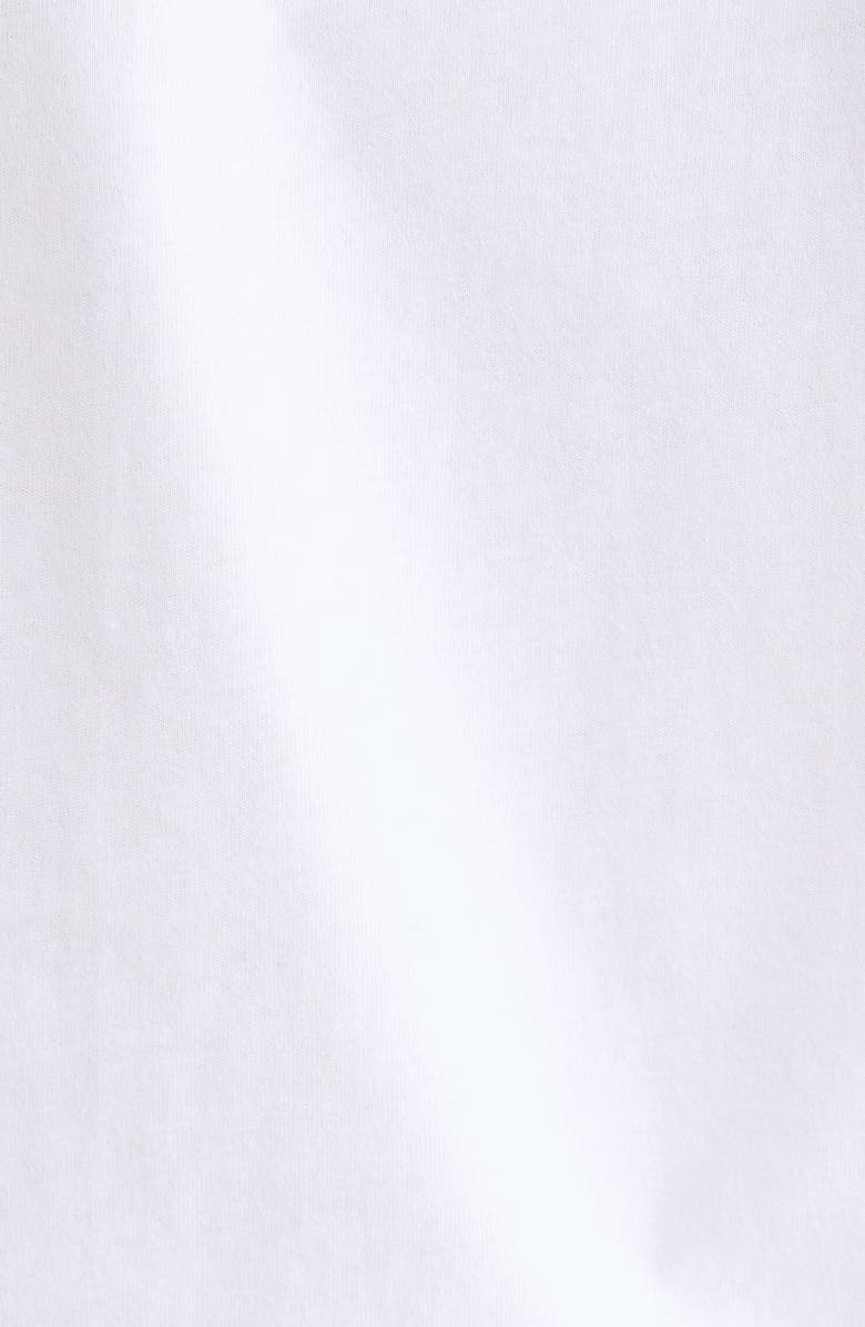 Avec Les Filles Mermaid Logo Crop Graphic T-Shirt, Alternate, color, White