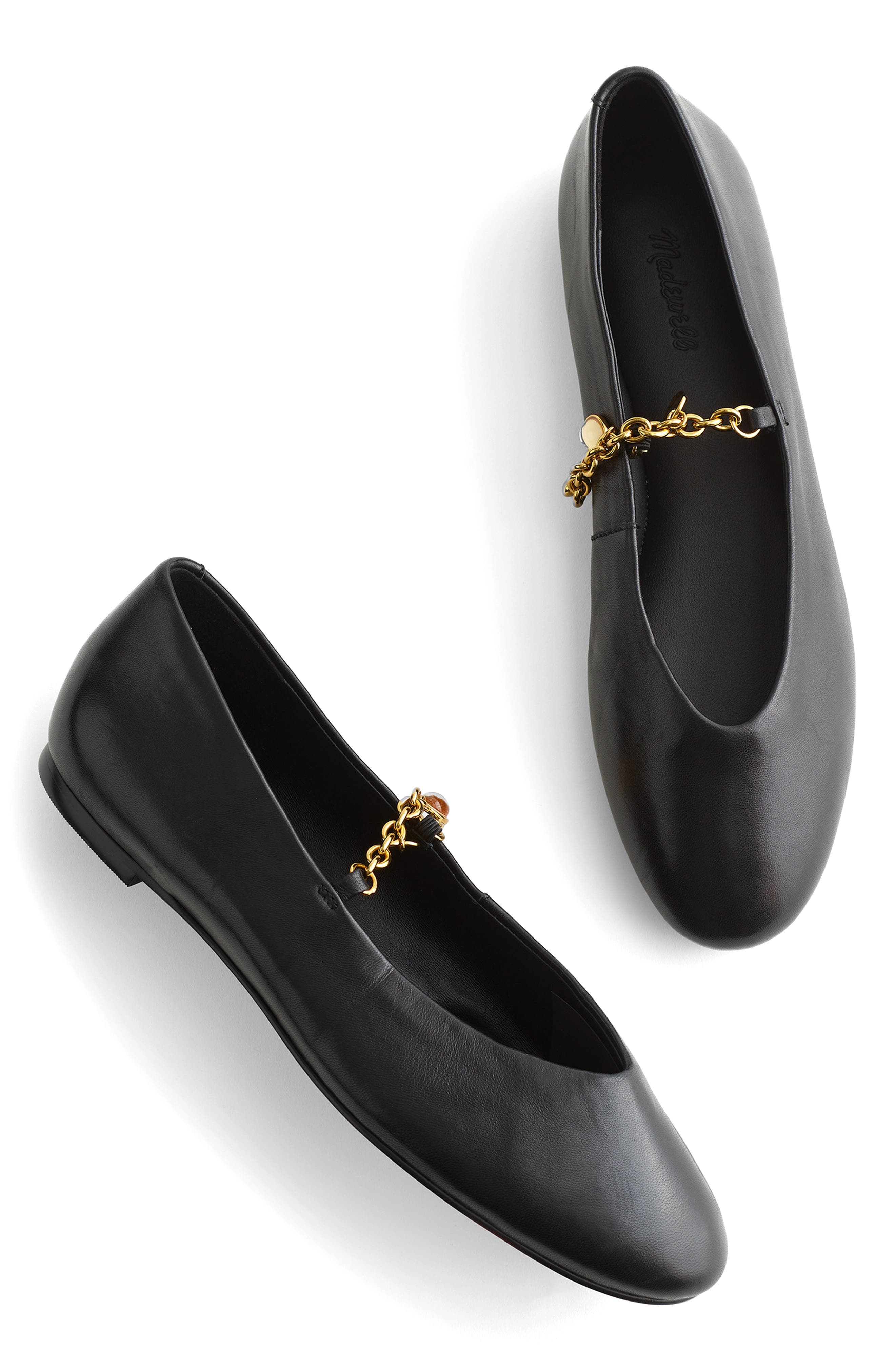 Madewell Remy Mary Jane Flat, Alternate, color, True Black
