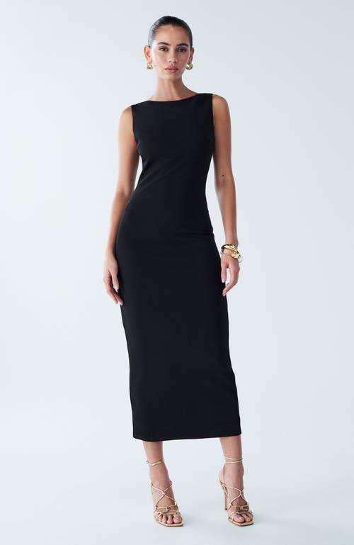 BWLDR Shian Midi Dress in Black at Nordstrom, Size 14