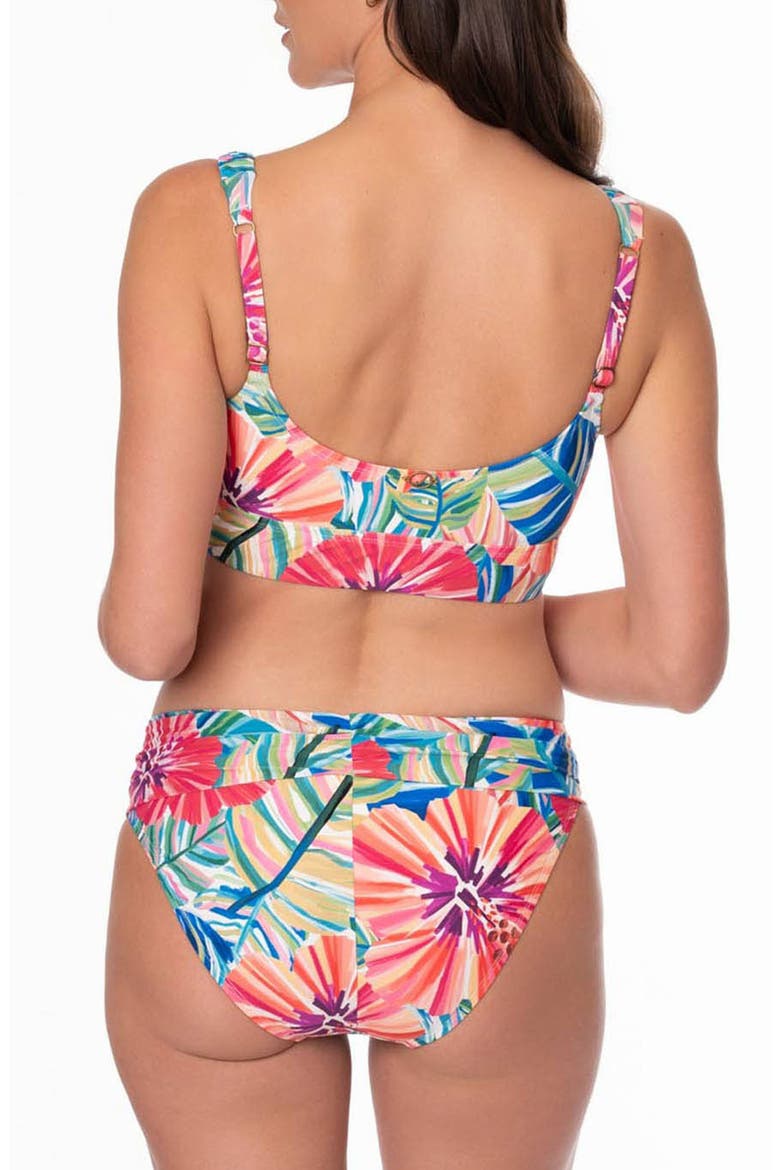 Cecile Mid Tank Bikini Top, Alternate, color, BLUE MULTI