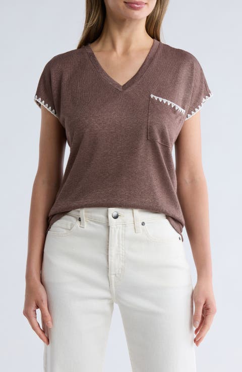 Whipstitch Pocket T-Shirt