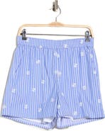rag & bone Ella Embroidered Stretch Cotton Pull-On Shorts