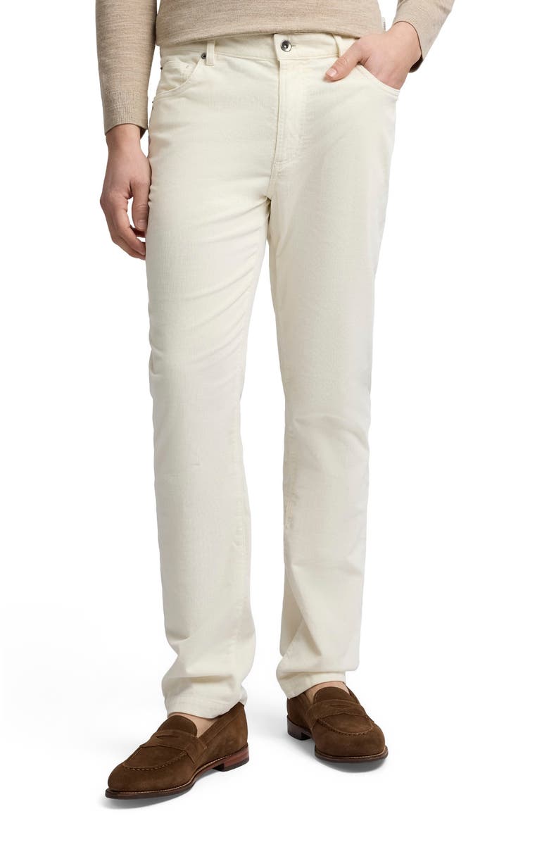 Onia Stretch Cord 5 Pocket Pant, Alternate, color, Egret