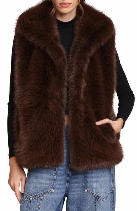 Avec Les Filles Oversize Faux Fur Vest