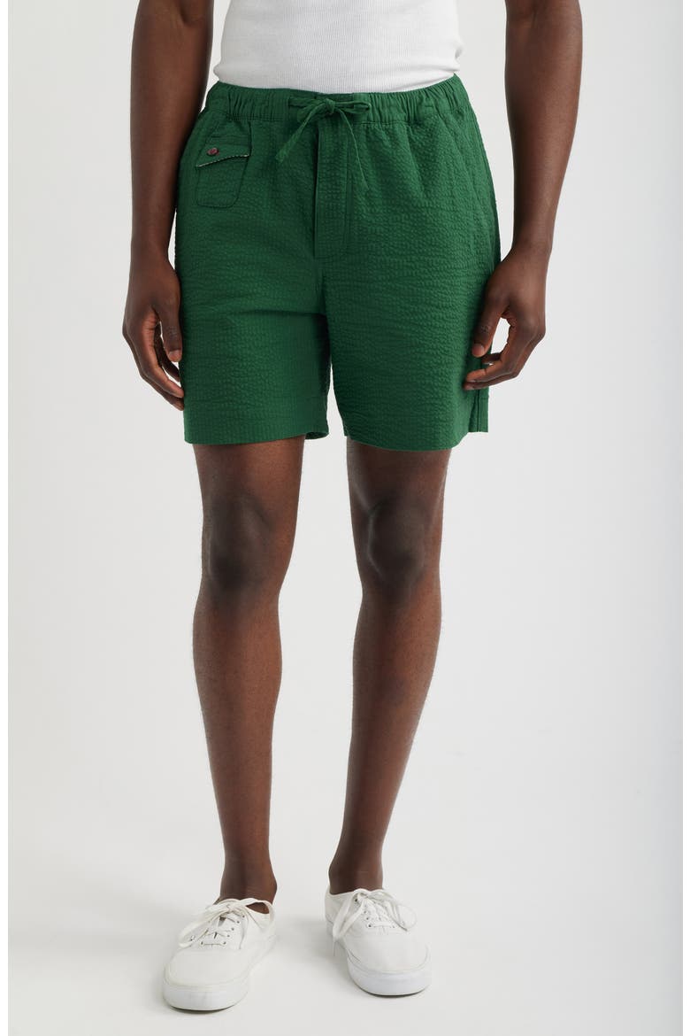 Mr. Lynch's Easy Rider Seersucker Shorts, Main, color, IRISH RACING GREEN