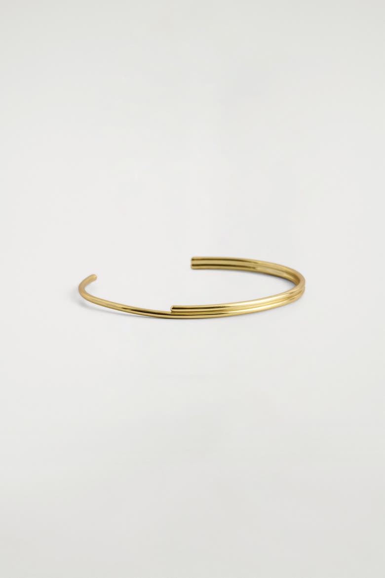 Stacked Arm Cuff, Main, color, GOLD
