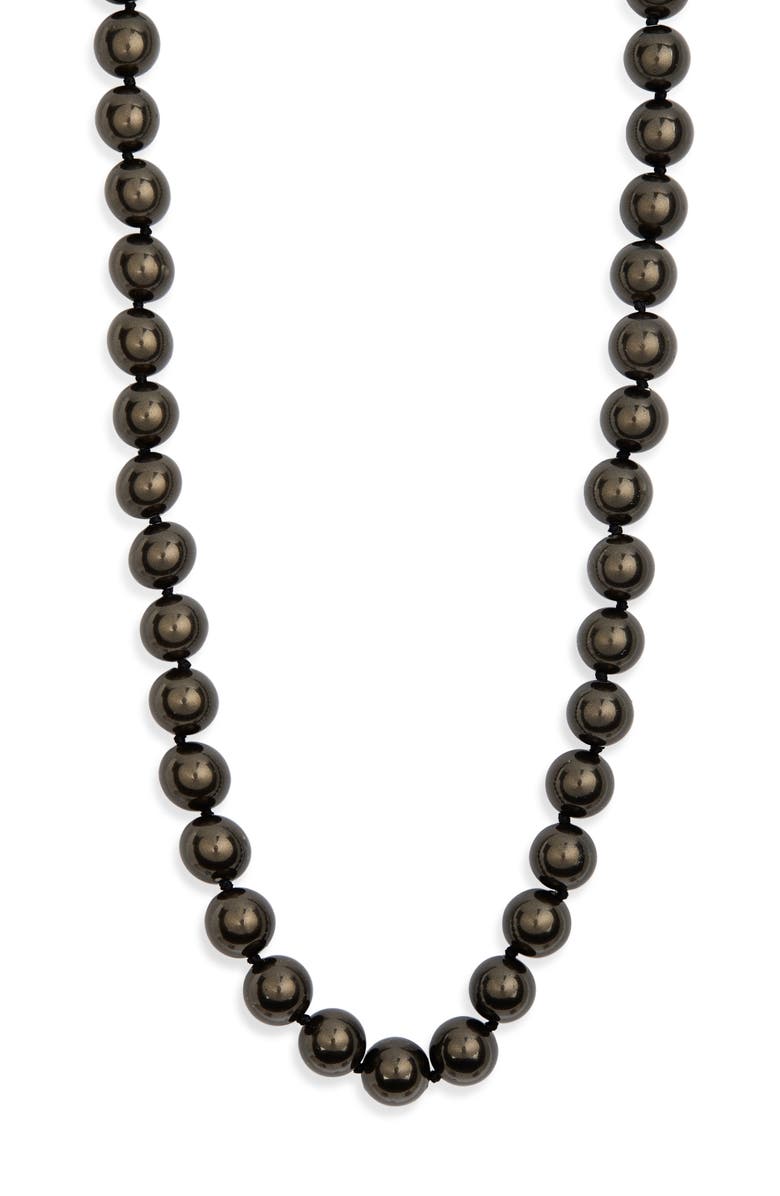 Kenneth Jay Lane Faux Pearl Necklace, Main, color, 