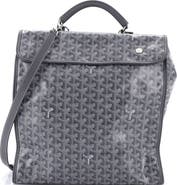 Pre-Owned Goyard Saint Leger Briefcase Backpack Coated Canvas